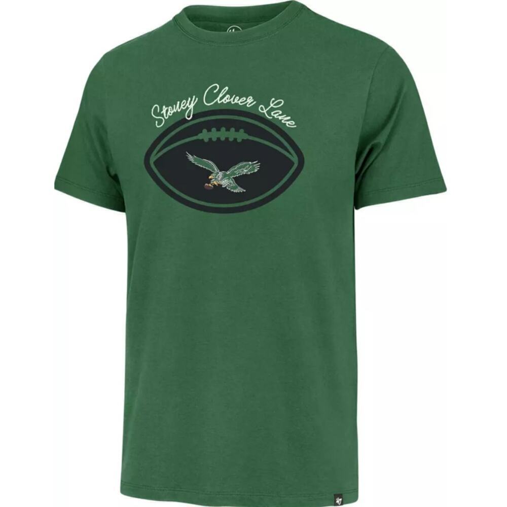 47 x Stoney Clover Lane Women's Orchard Green Philadelphia Eagles T-Shirt Size M